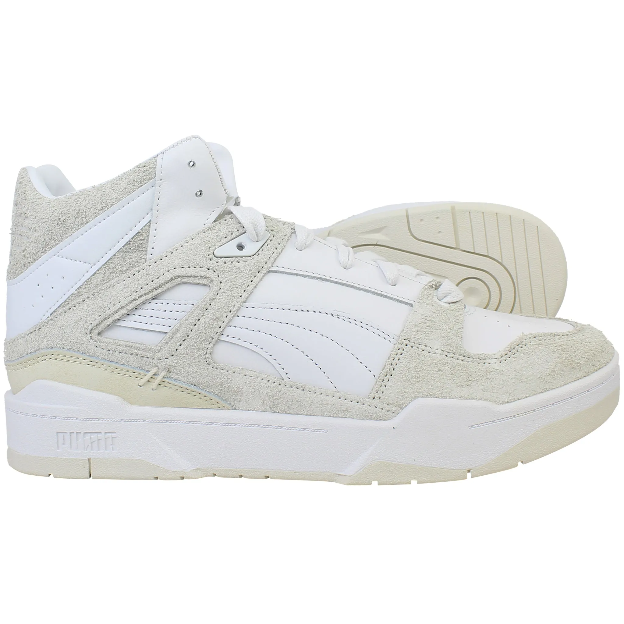 Puma Slipstream Hi Premium Mens White Trainers