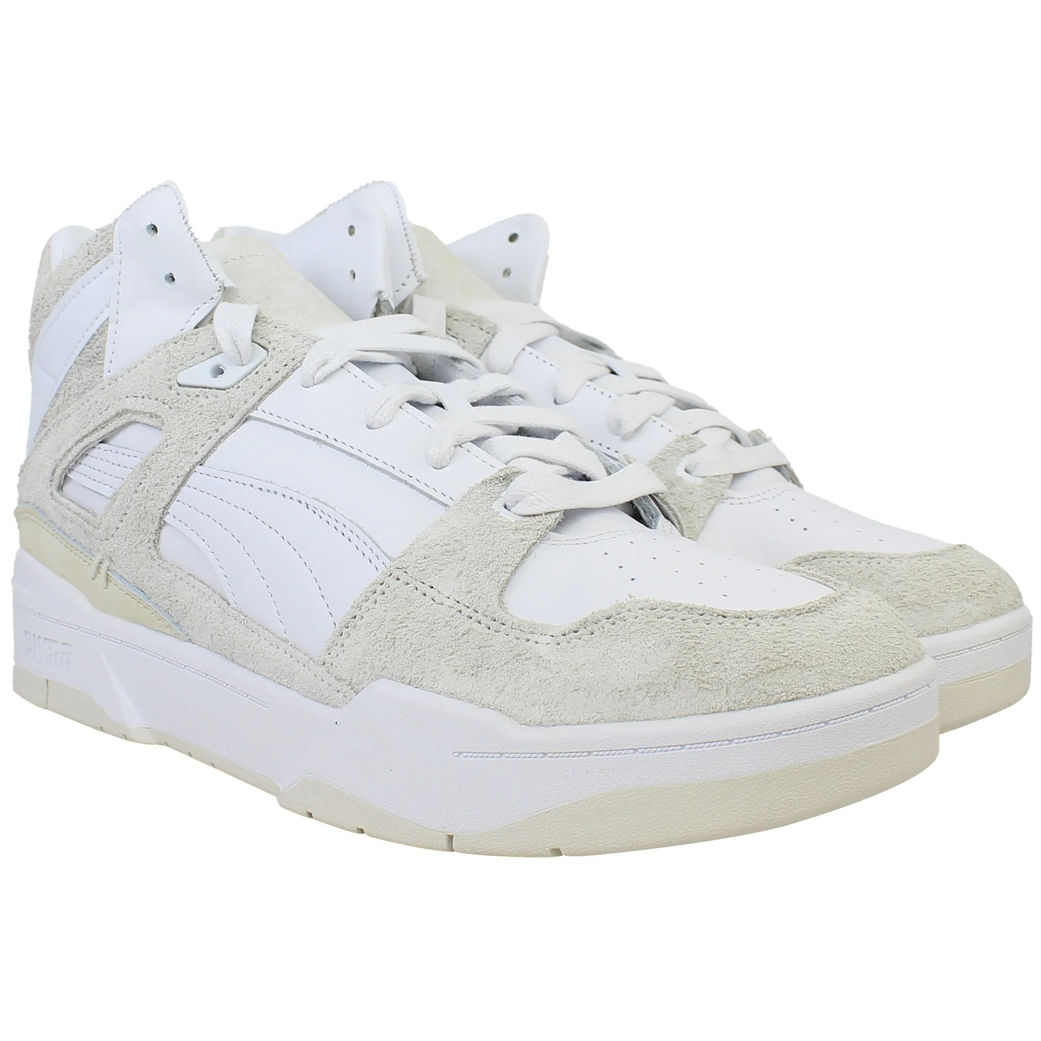 Puma Slipstream Hi Premium Mens White Trainers