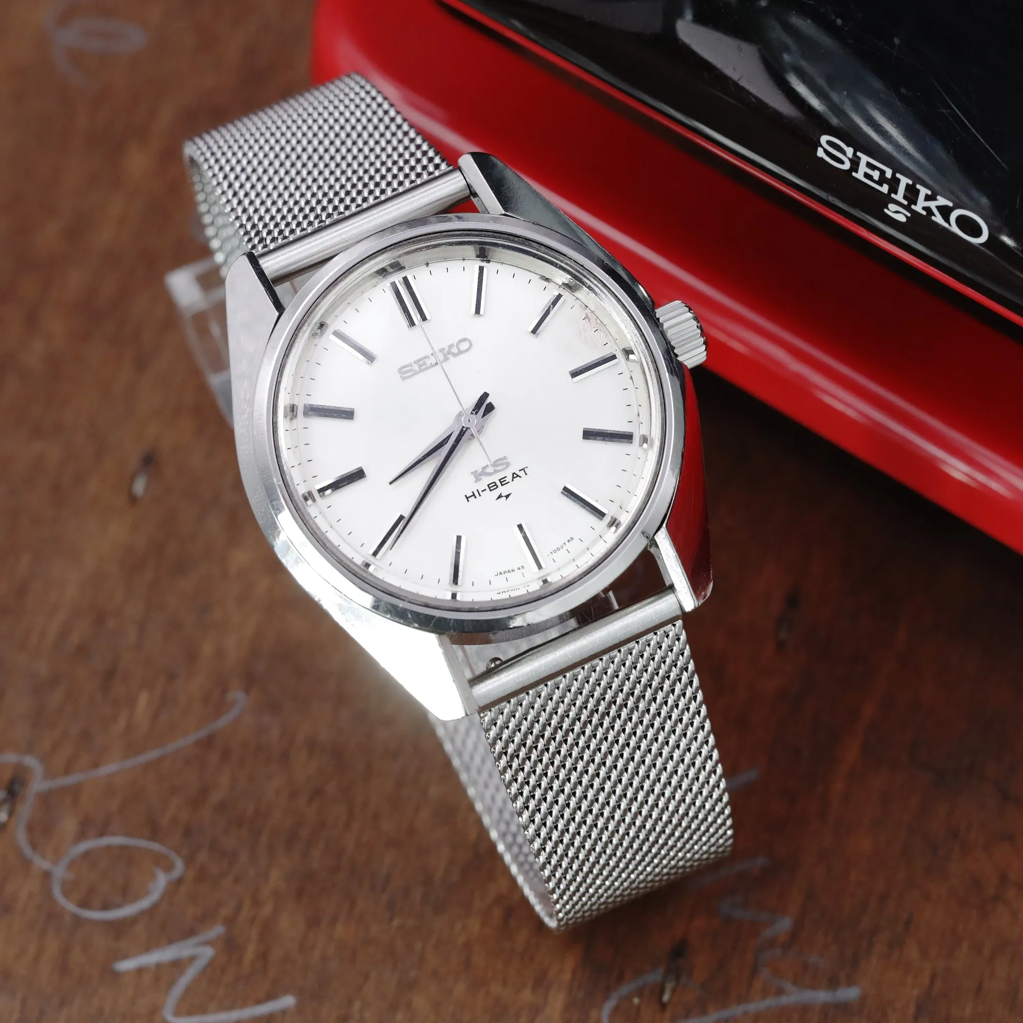 Quick Release Classic Superfine Mesh Watch Band, 18mm, 19mm, 20mm or 22mm, Brushed