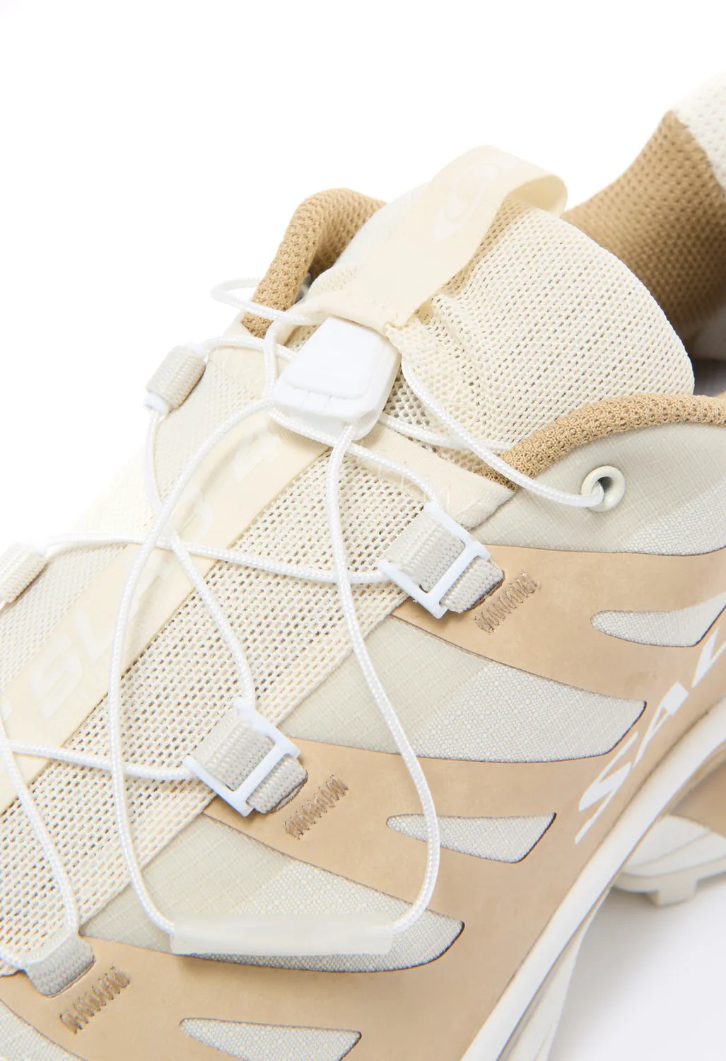 Salomon XT-4 OG Protective Trainers - Safari / Almond Milk / Kelp