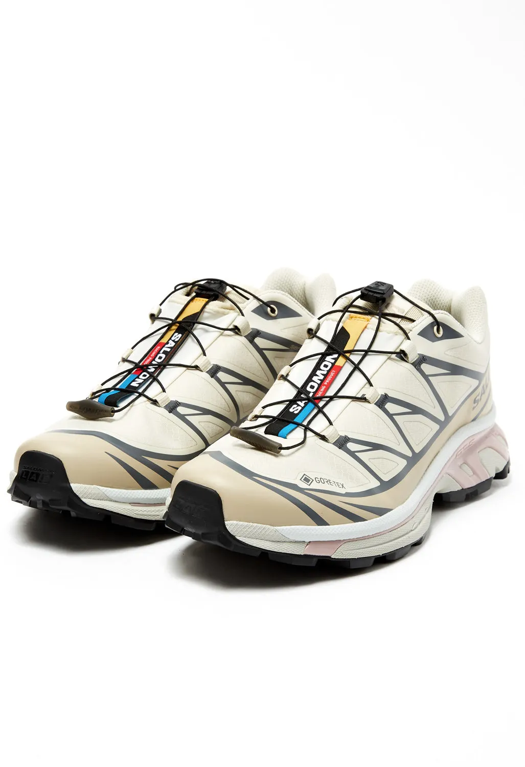 Salomon XT-6 GORE-TEX Trainers - Almond Milk / Feather Gray / Pale Mauve
