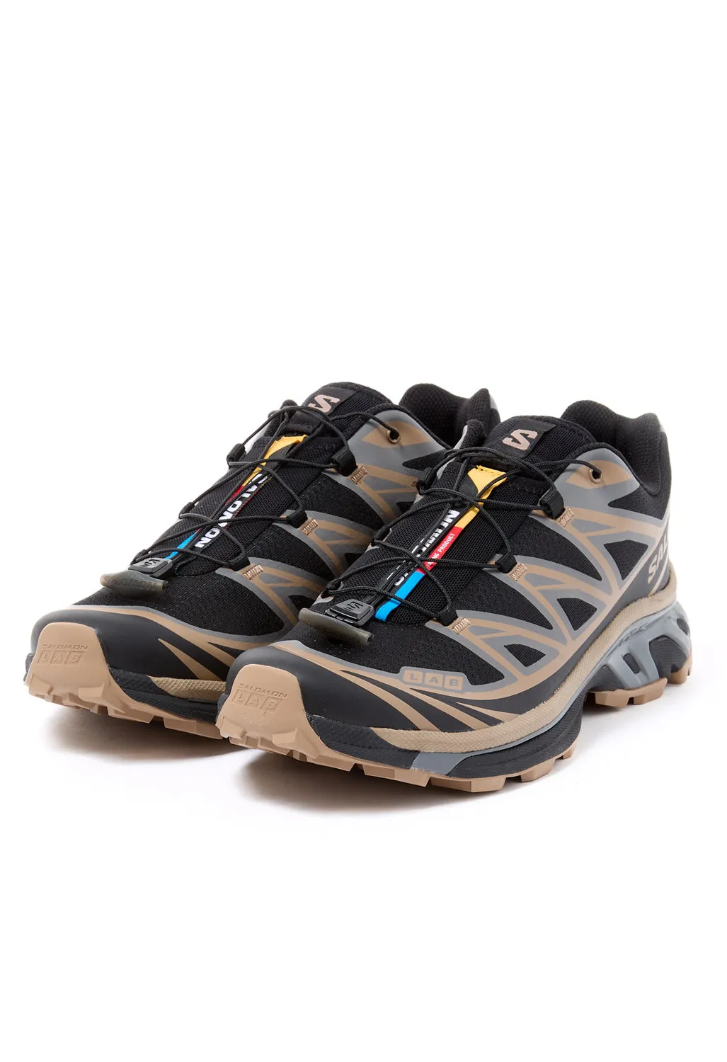 Salomon XT-6 Trainers - Black / Portabella / Pewter