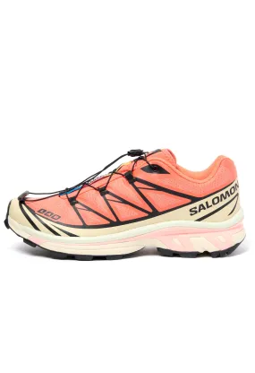 Salomon XT-6 Trainers - Living Coral / Black / Cement