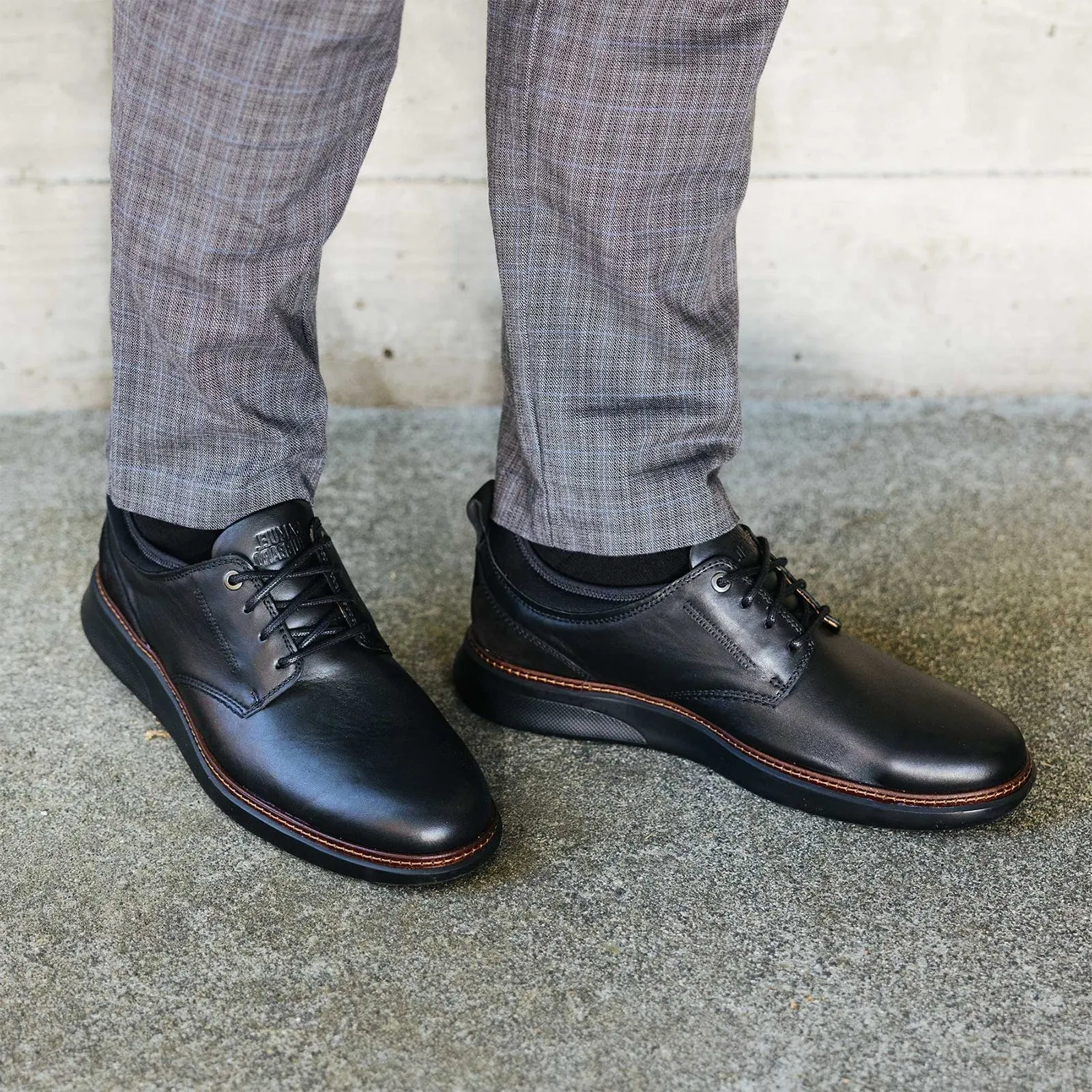 Samuel Hubbard Rafael Sport Lace Up (Men) - Black/Black