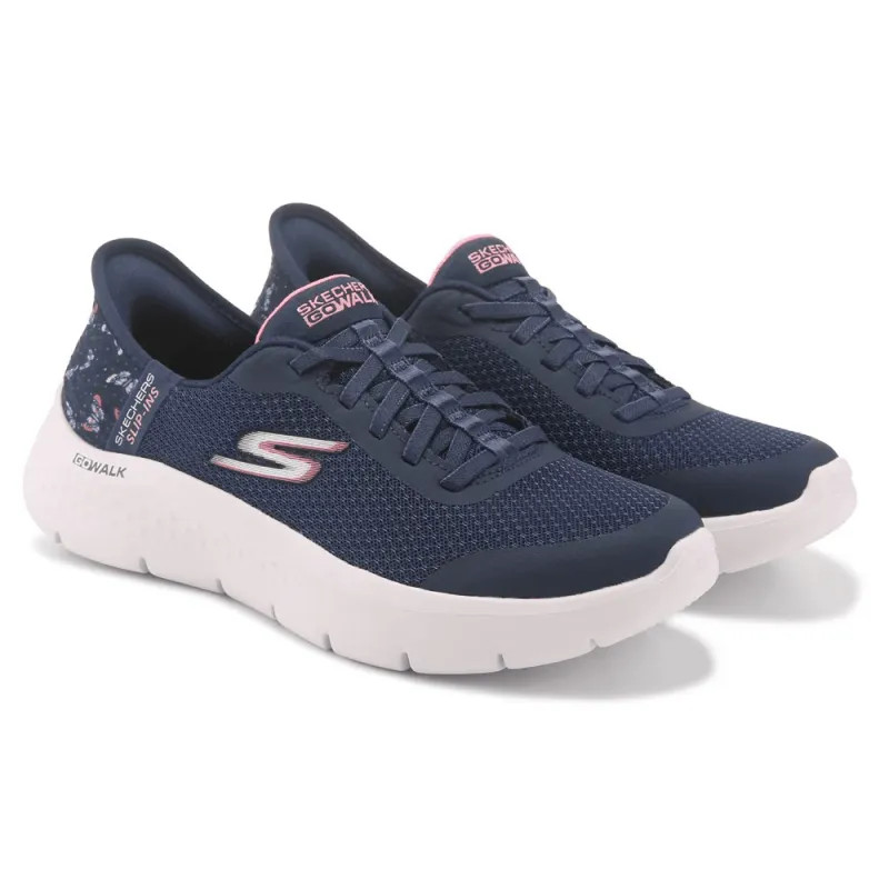 Skechers Women's Slip Ins GO WALK Flex Eva - Navy/Pink