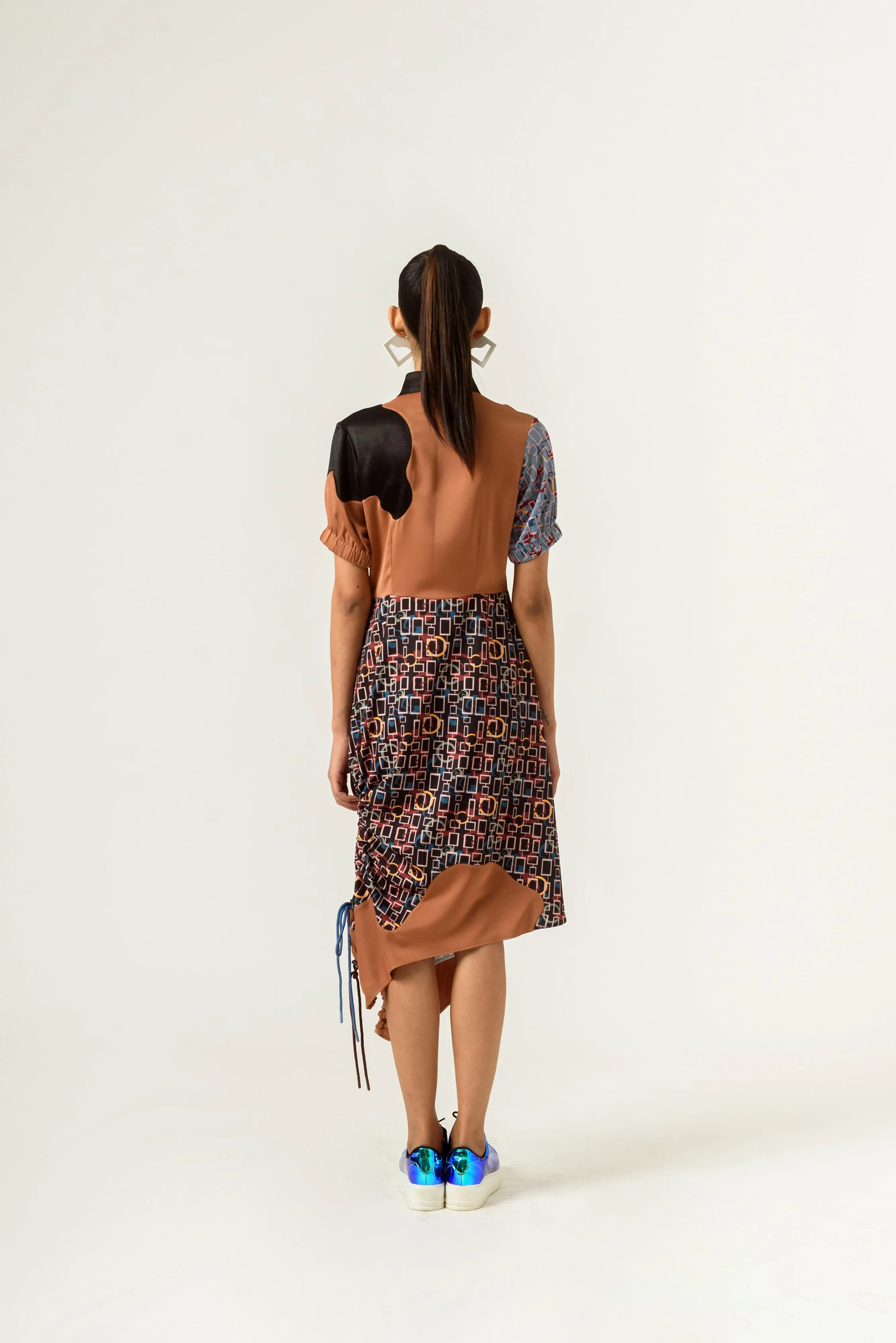 Torment Half and Half Shirt-Dress