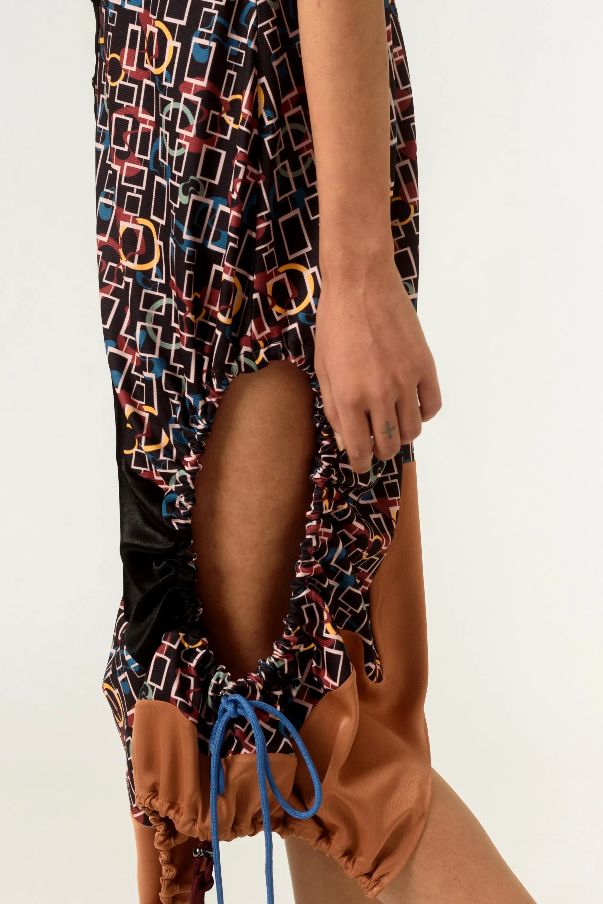Torment Half and Half Shirt-Dress