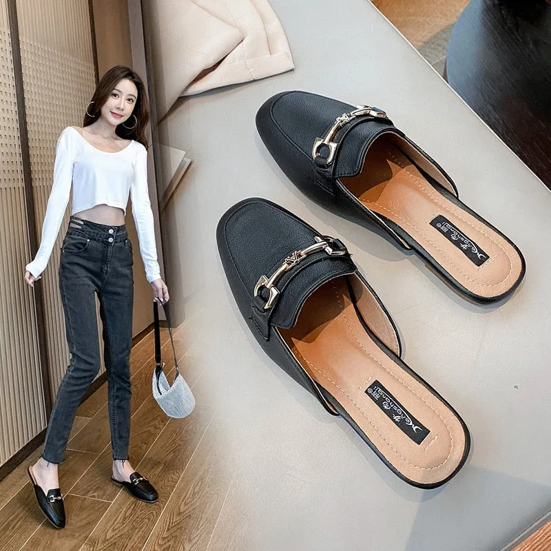 Trendy and Chic Flat Mules for Women