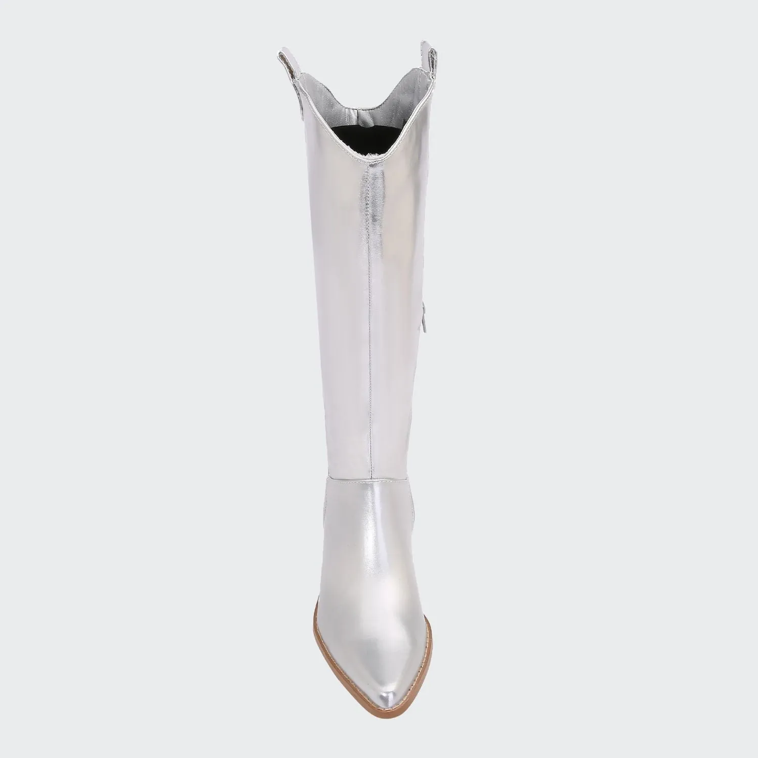 Vanessa Minimalist Mid-Calf Western Boots