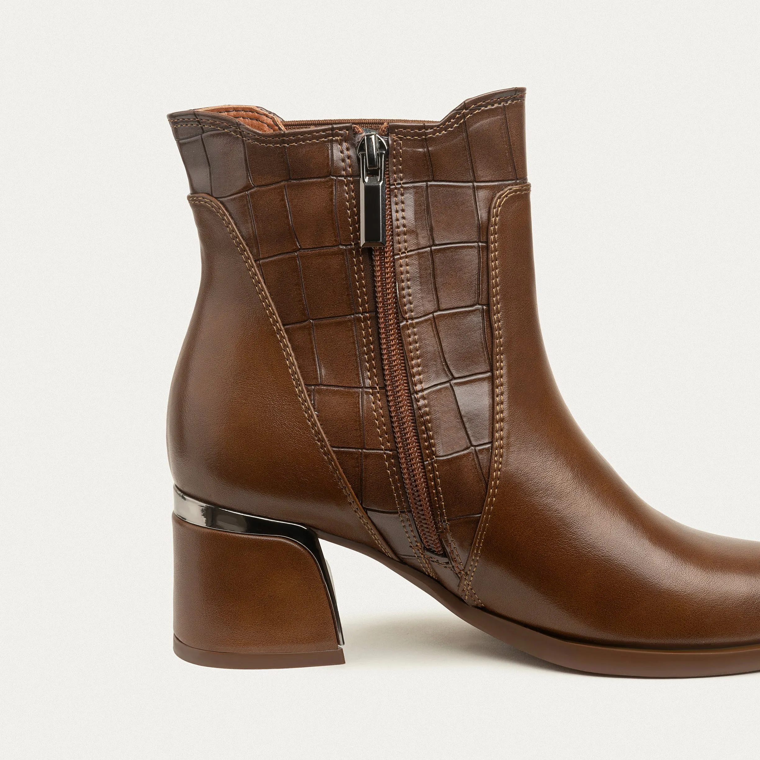Vera Block Heel Ankle Boot -  Havan
