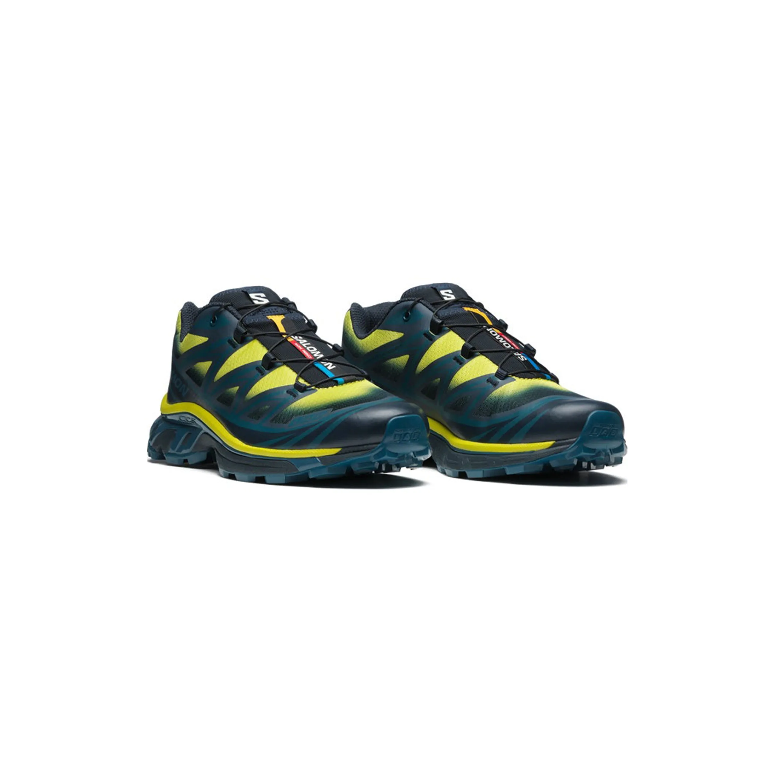 XT-6 Skyline Sneakers (Carbon/Sunny Lime/Sulphur)